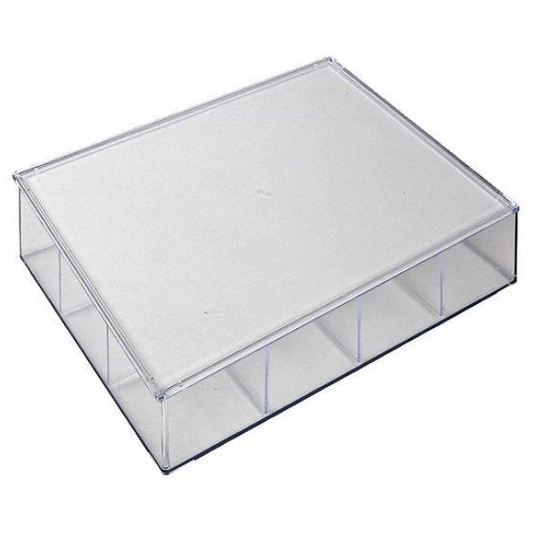 コレクションケース クリア ふた付き 12分割 L 透明 収納 デスコ