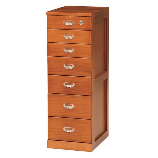 総桐チェスト 7段 2/3 チェスト 7段 カギ付き 多段チェスト 桐製 幅