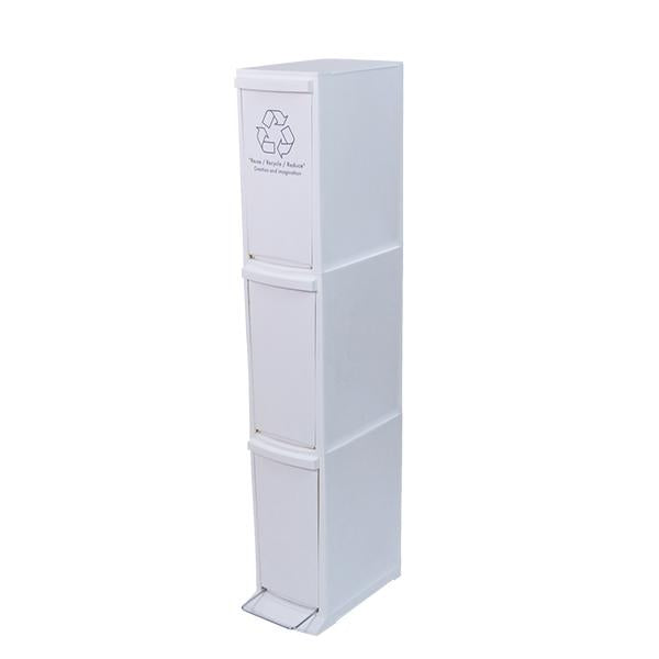 ダストボックス　30 ゴミ箱 分別 ダストボックス 30L 3段 幅21cm 日本製 – ハウジー