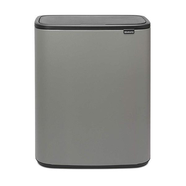 フタ付きゴミ箱 ミネラルグレイ 11+23リットル ペダル式ゴミ箱 ブラバンシア ダストボックス 2分別 キッチン用品・調理器具 ソフトクローズ ベルギー製 121562 最大20％OFFクーポン配布中!11⁄4火20時〜送料無料ゴミ箱 ふた付き ペダル式 バケツ付き 5リットル 5l おしゃれ かわいい  ワンタッチ 棚下 カウンター下 キッチン 見えない くず箱 蓋付き 北欧 モダン リビング コンパクト 丸型ソフトクローズペダルビン | Camera  di