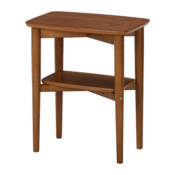 サイドテーブル 高さ53cm 木製 テーブル ラック 机 つくえ デスク