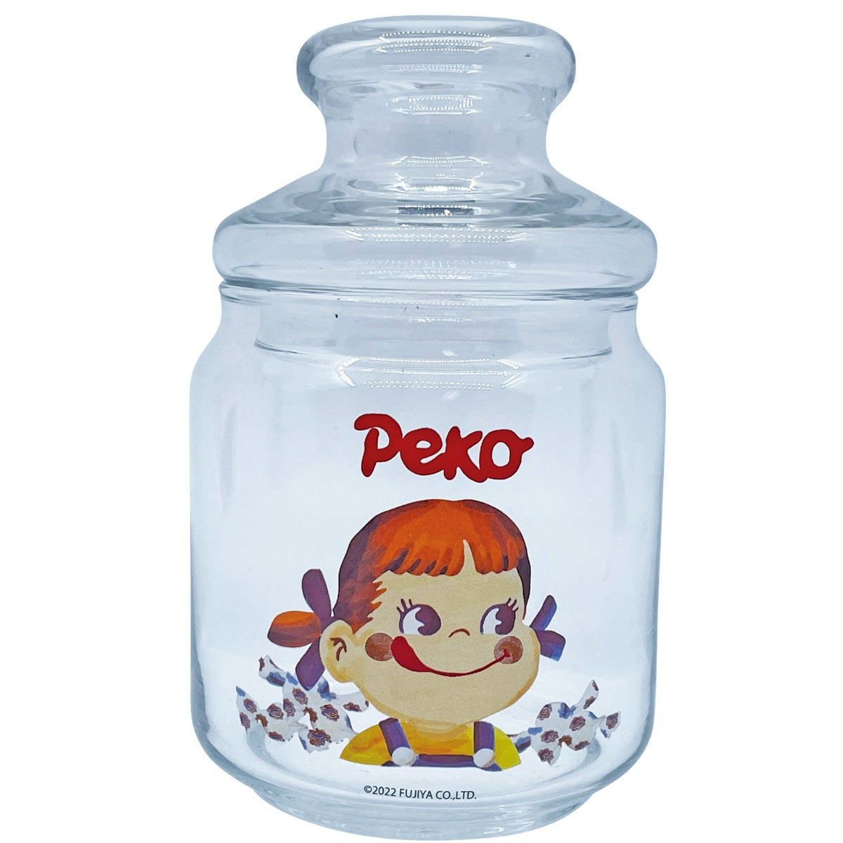 保存容器 500ml キャンディポット ミルキーペコ ガラス製 – ハウジー