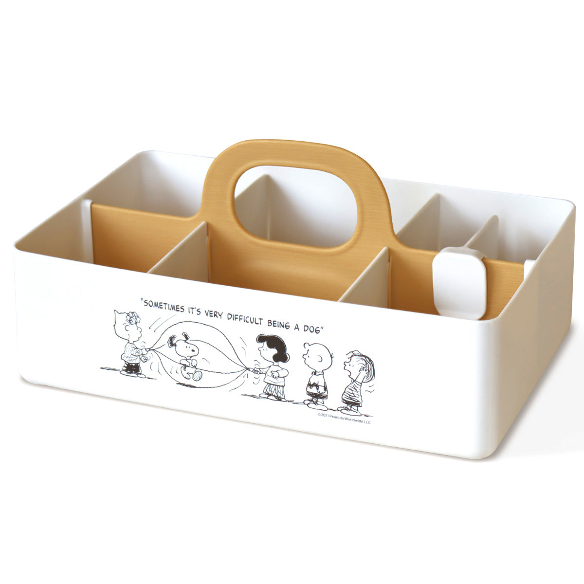 収納ボックス スヌーピー モッテケース 幅28×奥行18.5×高さ13.5cm