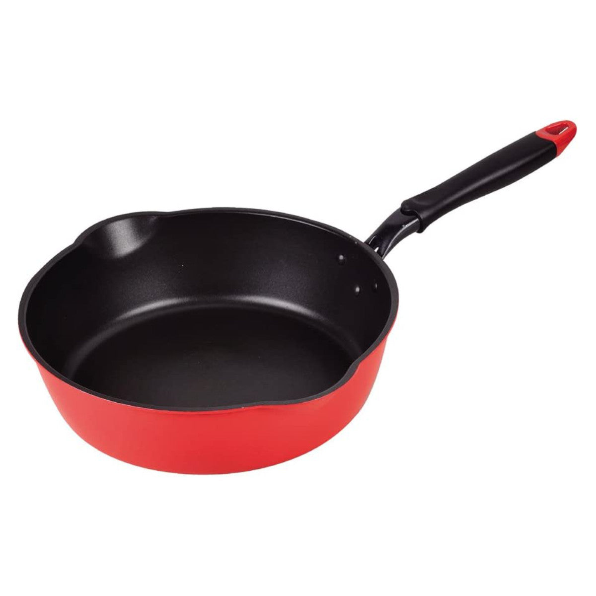 フライパン 28cm IH対応 深型パスタパン 両口 セモリナ ふっ素加工