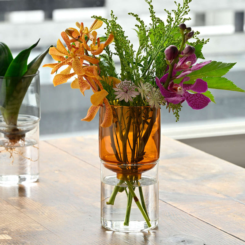 ハリオ花瓶ガラスのある生活ガラスの花器