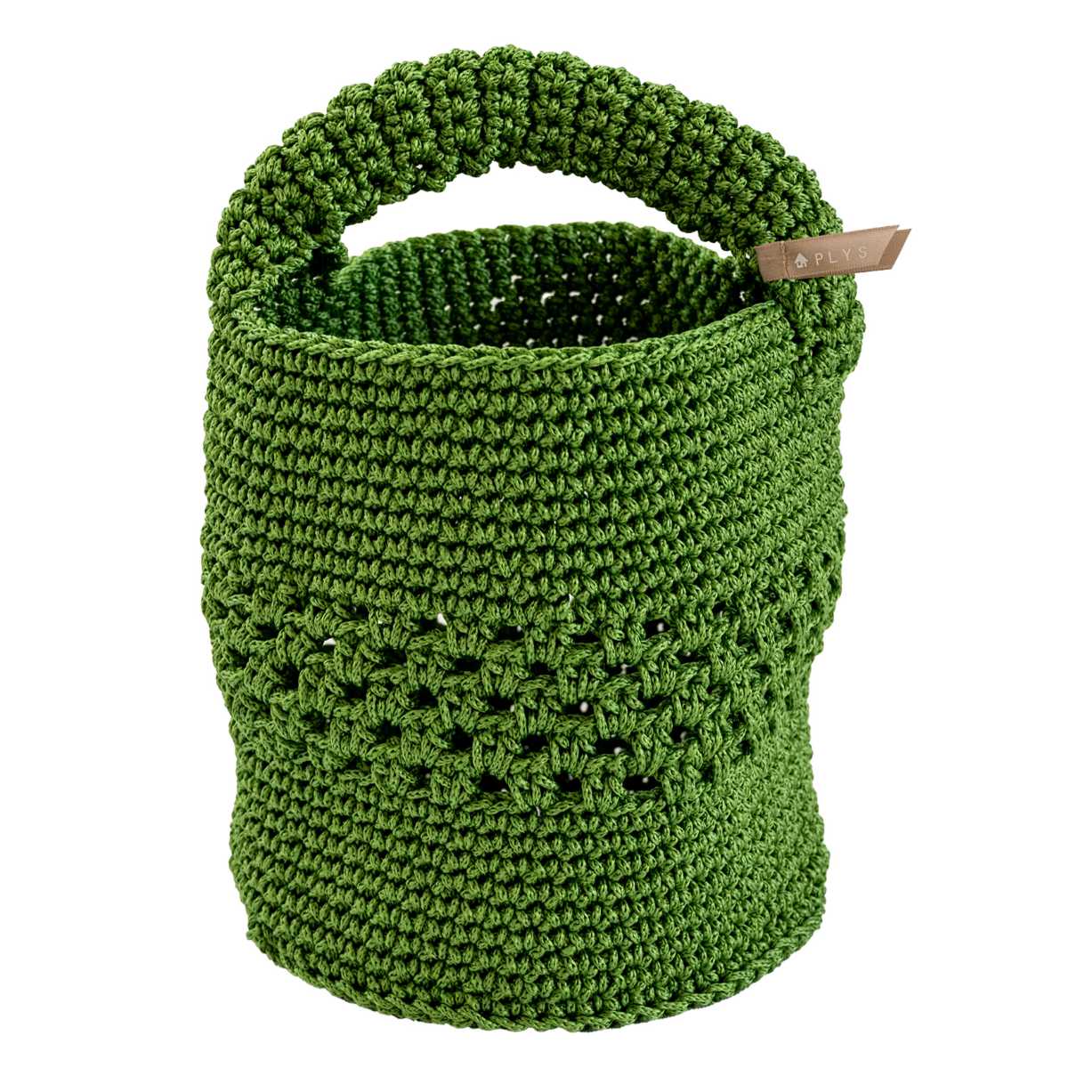 バッグ 手持ち マルシェシリーズ ワンハンドルバッグ 手編み 洗濯OK