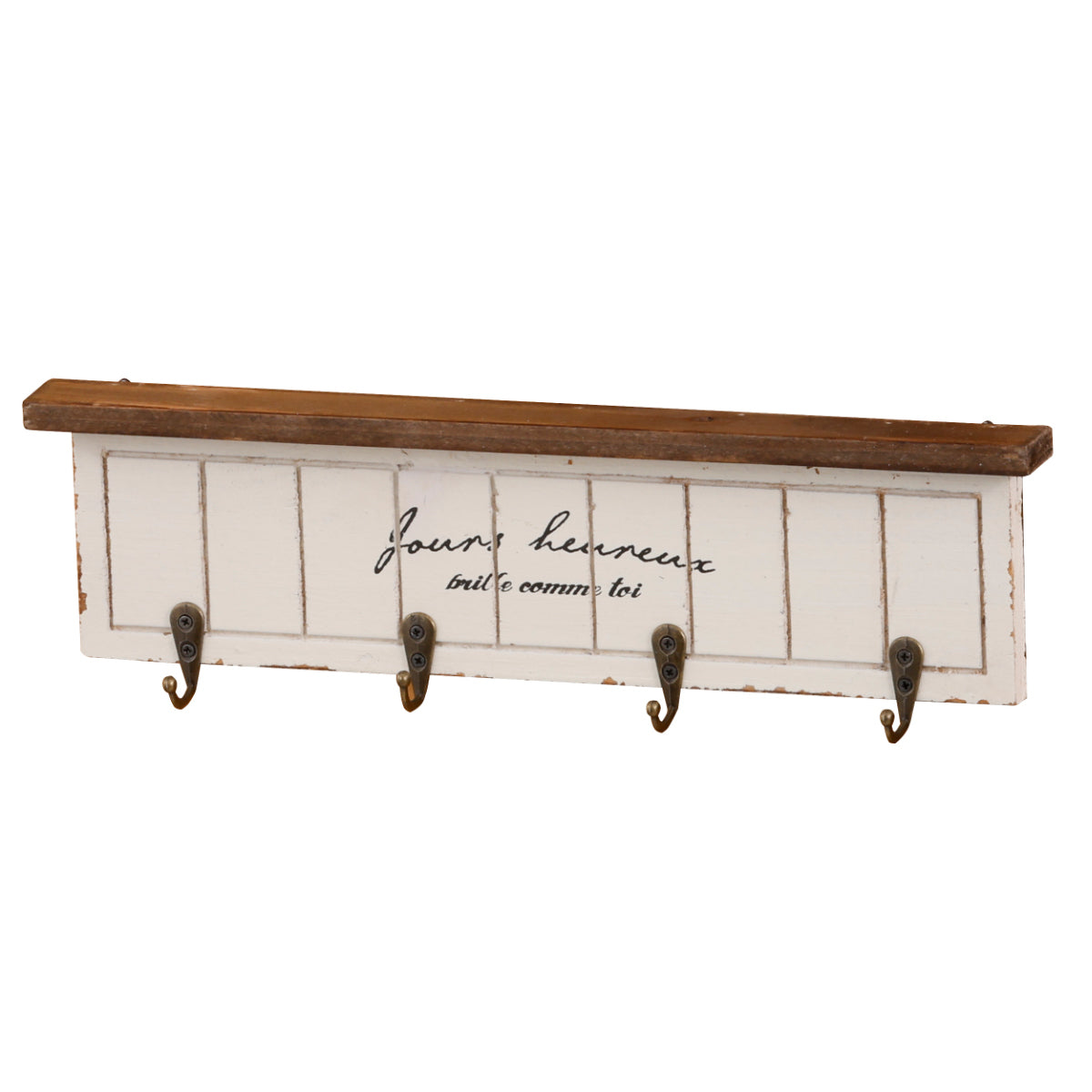 フック 壁掛け ラルモニ ウォールフック 4連 木製 壁面収納 – ハウジー