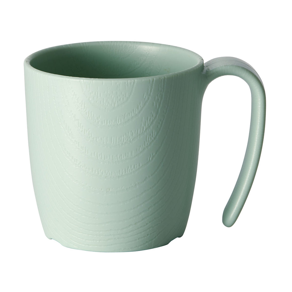 コップ 290ml 持ちやすい 木製風 ハンドル付き 介護 食器 プラスチック