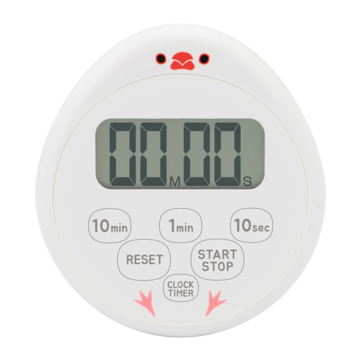キッチンタイマー 文鳥 防水 マグネット付き ドリテック – ハウジー