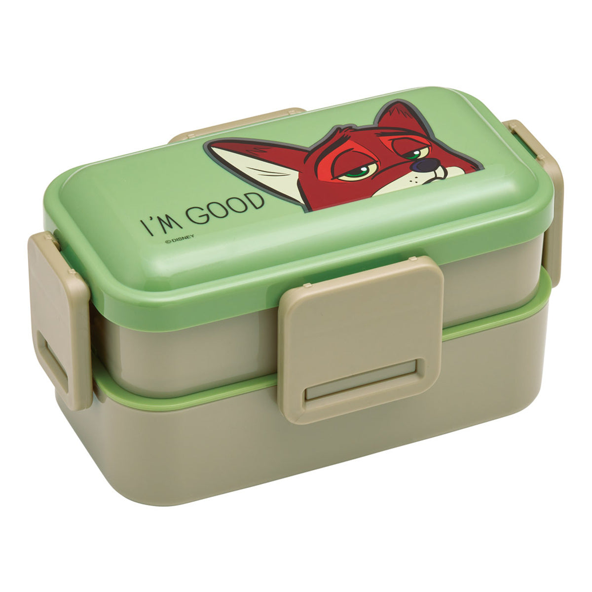 弁当箱 2段 600ml 抗菌2段ふわっと弁当箱 ズートピア／ニック – ハウジー