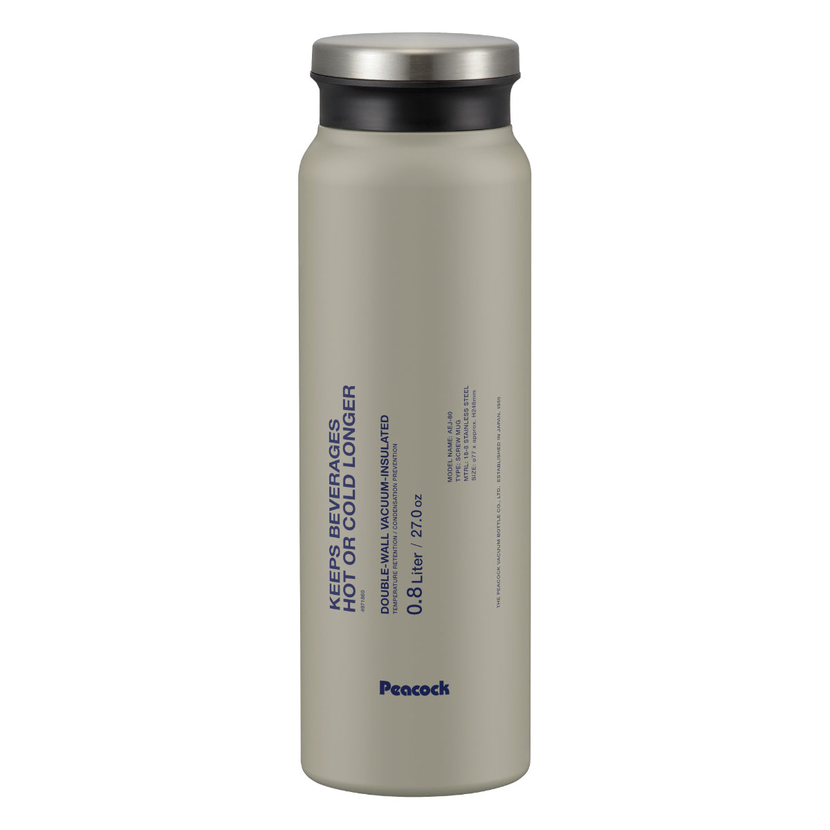水筒 800ml ステンレスボトル スクリュータイプ – ハウジー
