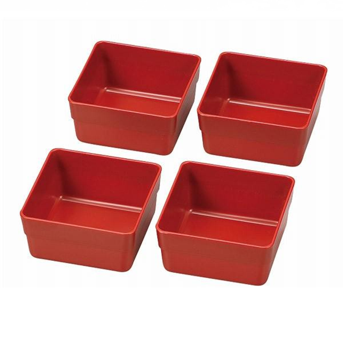 お弁当カップ HAKOYA 15.0重箱用仕切り小鉢 4個セット 赤 – ハウジー