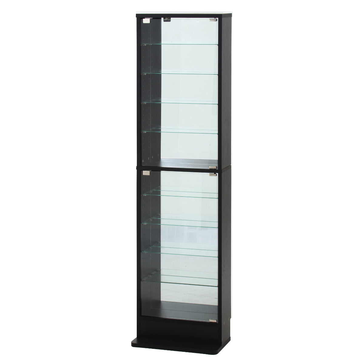 コレクションケース 幅48.5cm TOR ハイタイプ ミラー付き ガラス扉