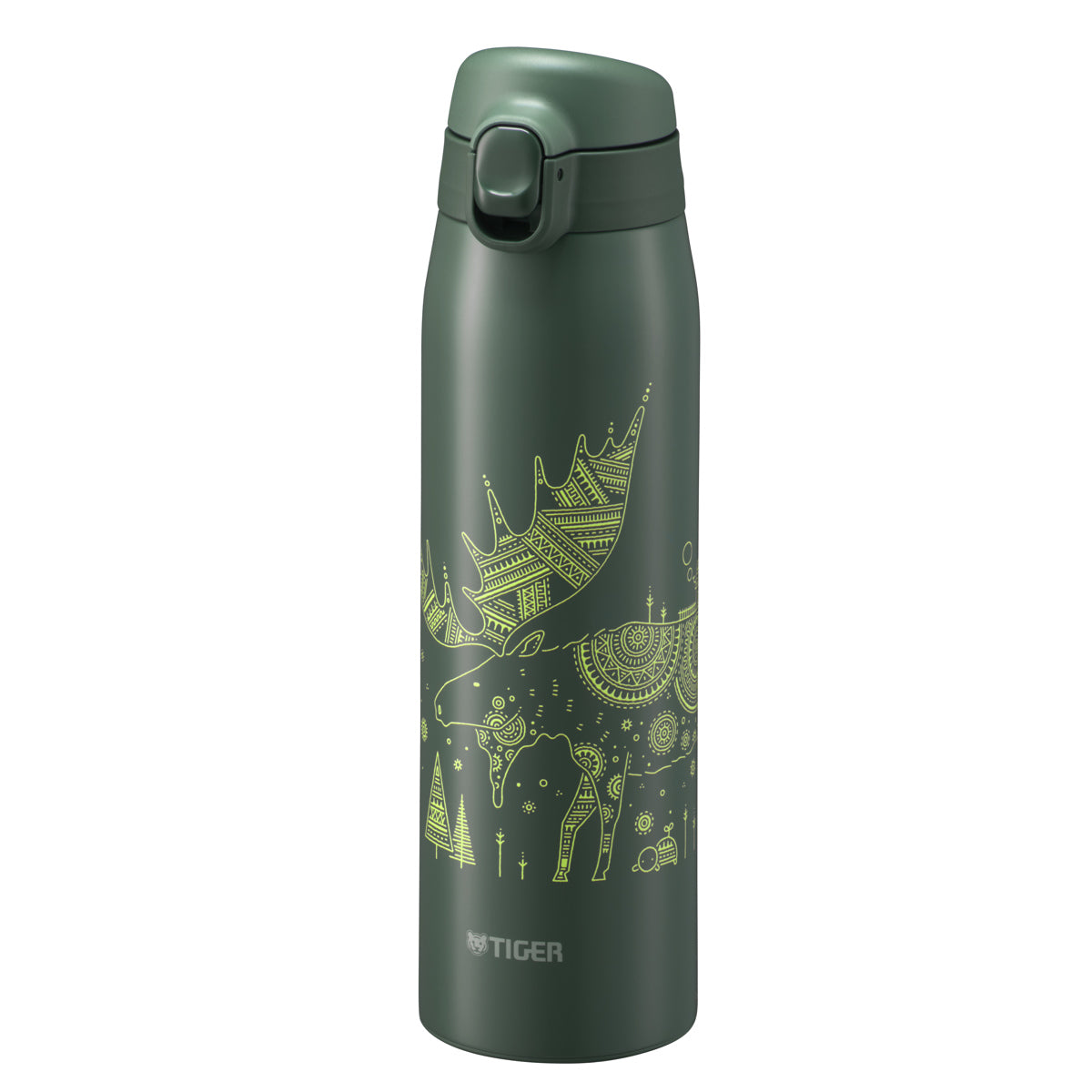 タイガー 水筒 600ml 真空断熱ボトル かめいち堂 ワンプッシュマグ