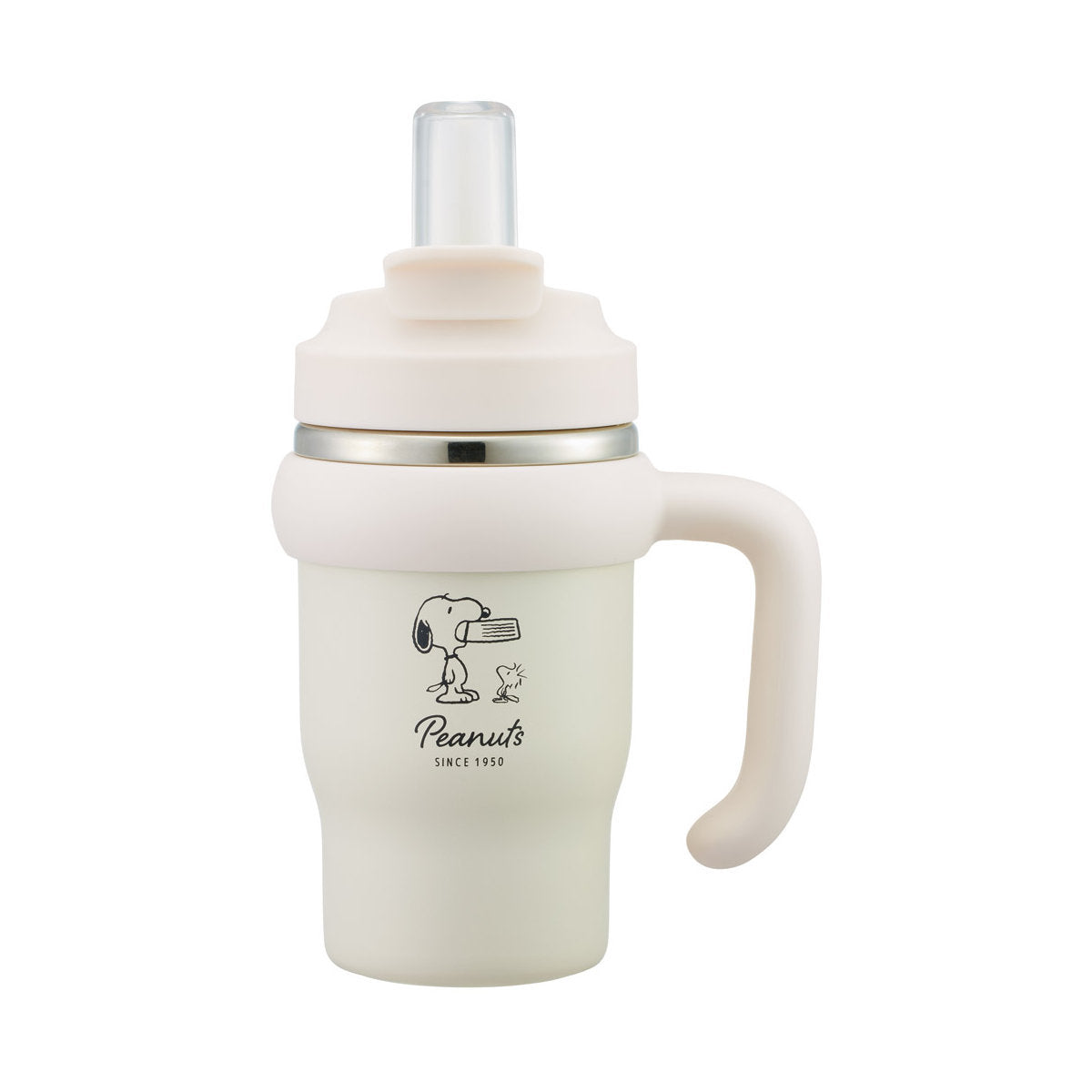 水筒 570ml ハンドル付ストロータンブラー スヌーピー バッジ – ハウジー