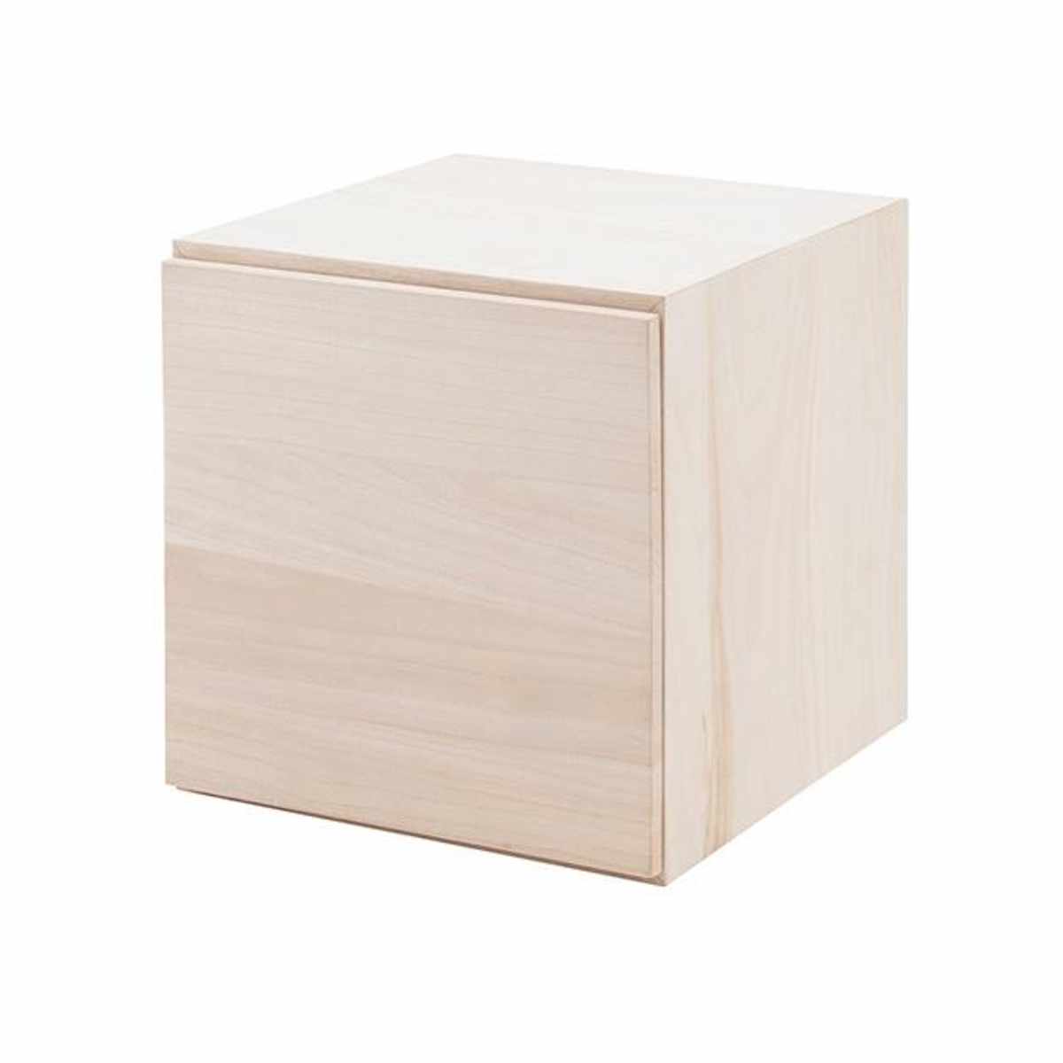 収納ボックス 幅39cm ユニットボックス 扉タイプ 桐材 生地仕上げ