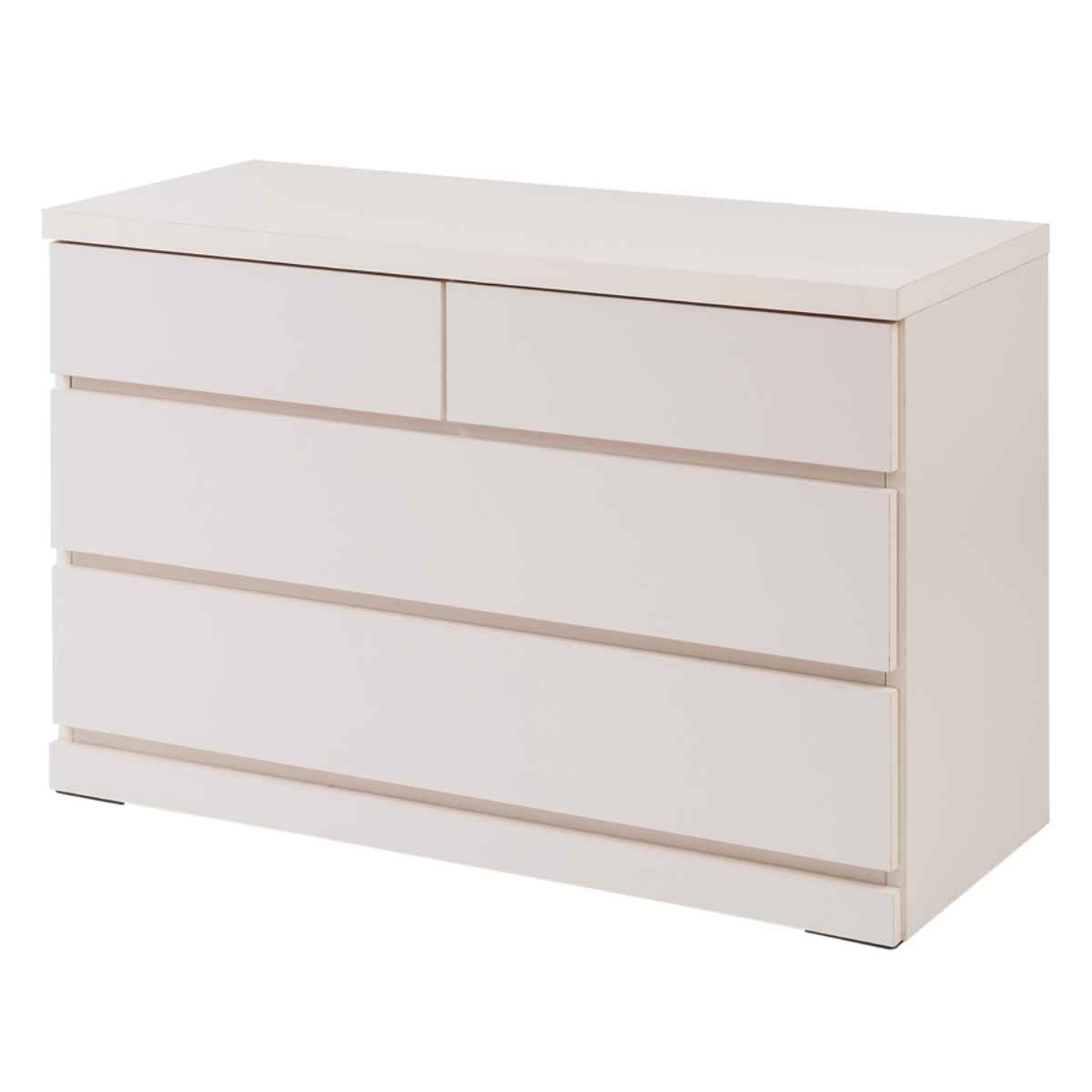 クローゼット収納 タンス 幅99.5cm 3段 奥行40cm キャスター付 日本製