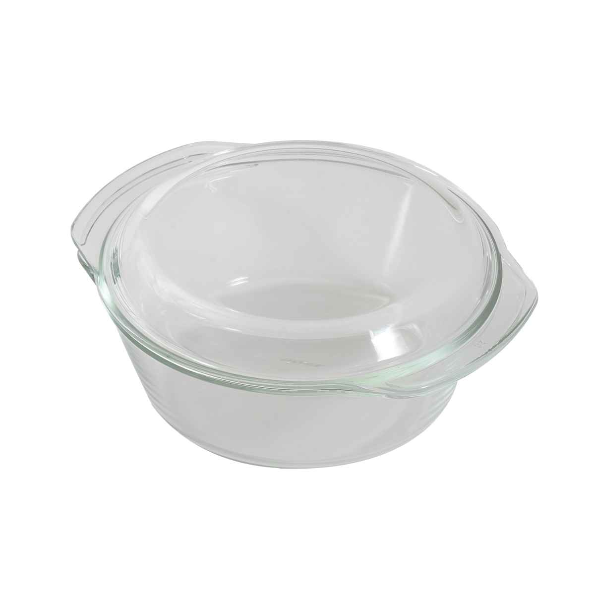 スチームポット ふた付き Pyrex パイレックス 18cm 980ml 丸 耐熱 