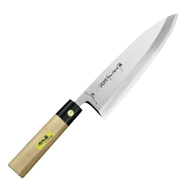 【美品】堺刀司 岩國作 出刃包丁 刃渡り約150mm 鋼製 片刃 右 研ぎ済 出刃包丁 岩国作 刃渡り 150mm 堺刀司 – ハウジー