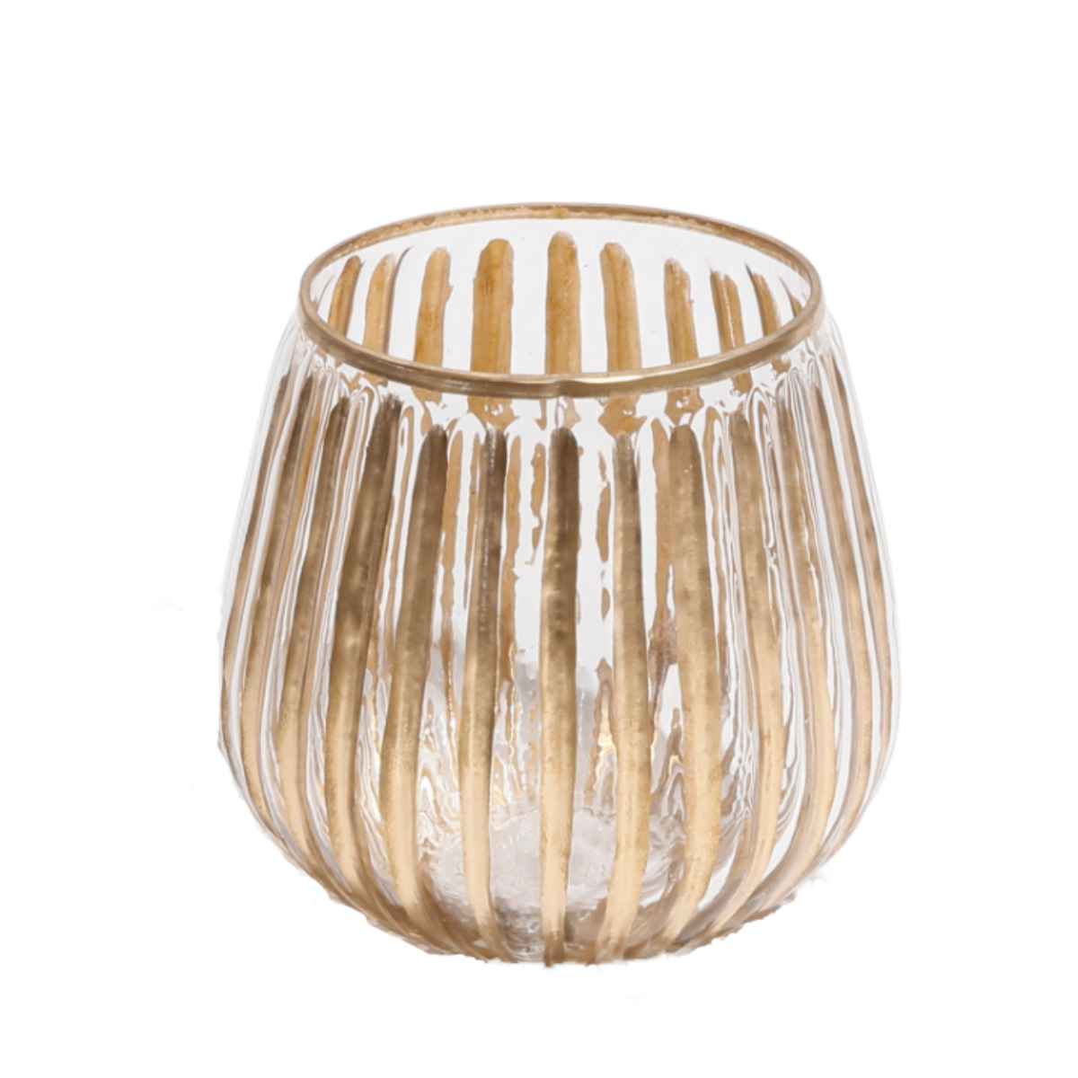 Fornace Mian のベネチアングララス花瓶 高さ17cm 直径 10cm