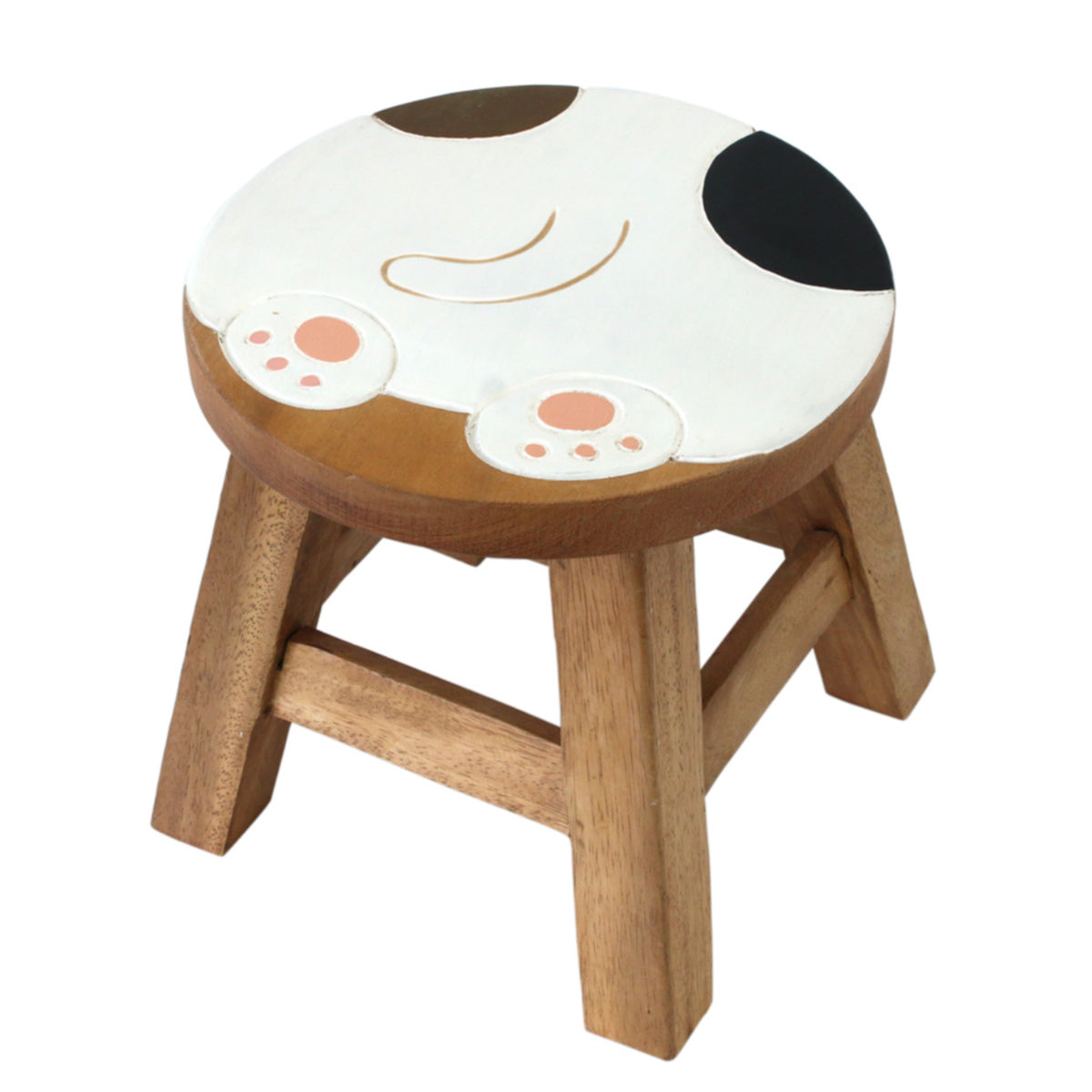 スツール おしりねこ 木製 天然木 丸椅子 – ハウジー