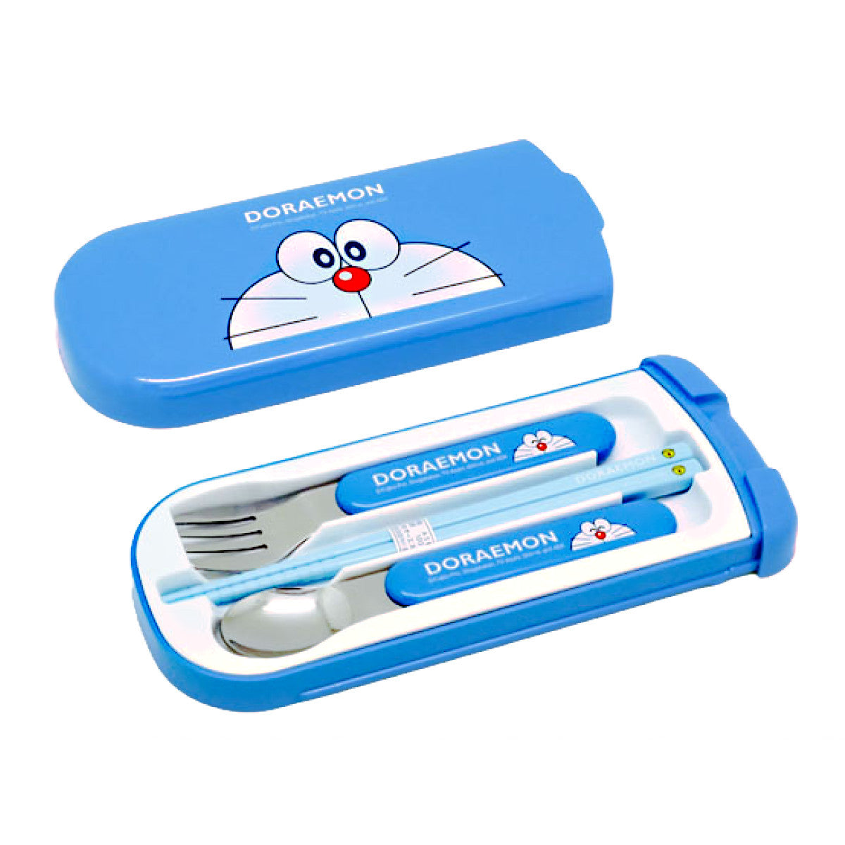 ドラえもん　お箸セット 1 トリオセット ドラえもん お箸 スプーン フォーク 食洗機対応 抗菌