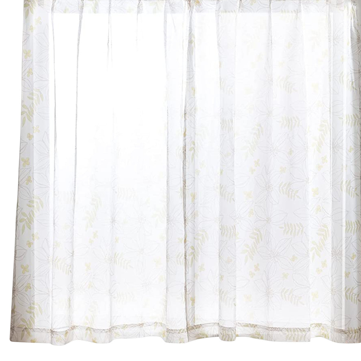 カラフル　立体フラワー　チュールレース　カーテン 133×213cm 2枚セット カラフル 立体フラワー チュールレース カーテン 133×213cm 2枚