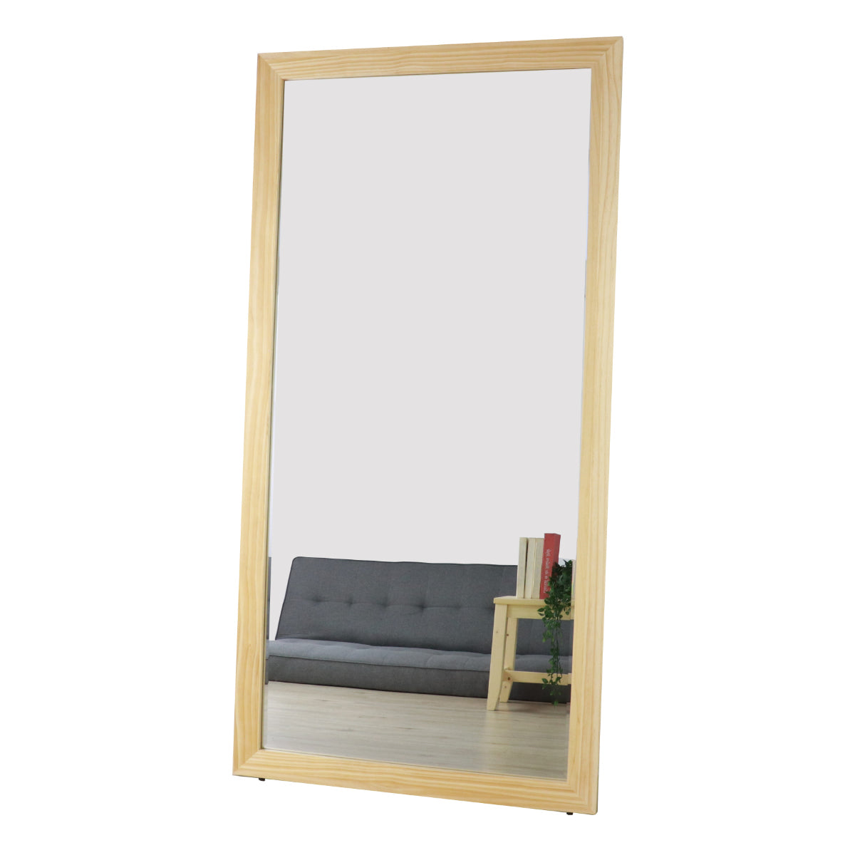 鏡 姿見 壁掛け 全身 木枠 90×180cm – ハウジー
