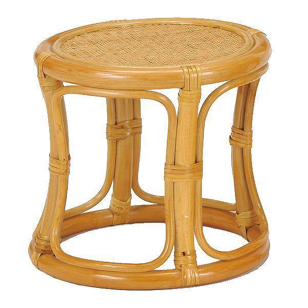 籐（ラタン）スツール ラタンスツール ロータイプ 椅子 籐家具 高さ29cm – ハウジー
