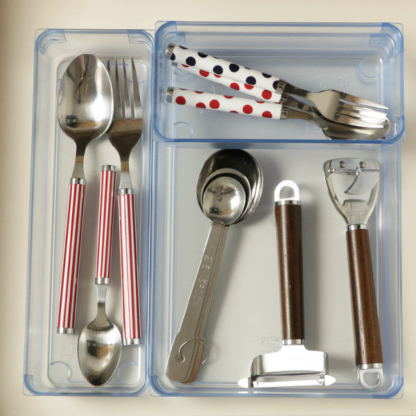 カトラリートレーMサイズ組合わせできるシステムケース２プラスチック製