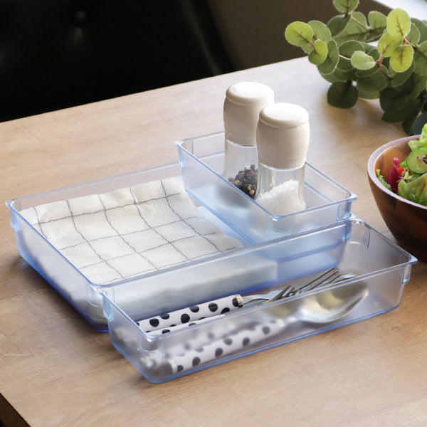 カトラリートレーLサイズ組合わせできるシステムケース２プラスチック製