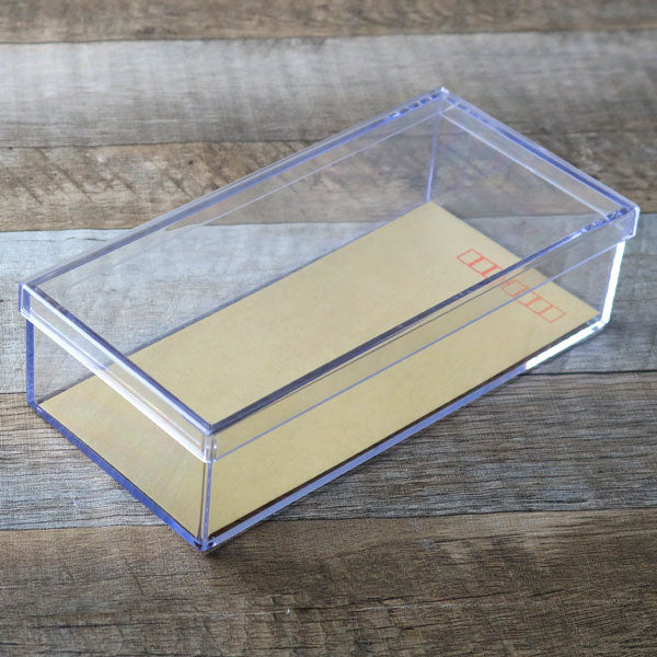 クリアケース フタ付き 幅21.7×奥行10.6×高さ5.6cm 小物入れ ふた付き