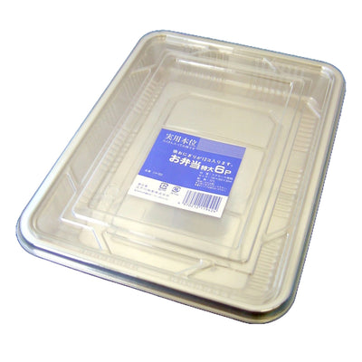 使い捨て容器 実用弁当 特大 6枚入