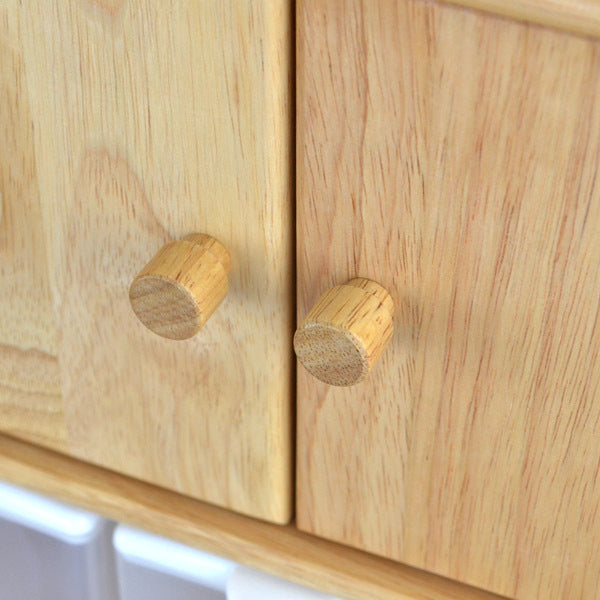 キッチン収納スパイスラックキッチンキャビネット調味料ストッカー3個付き木製