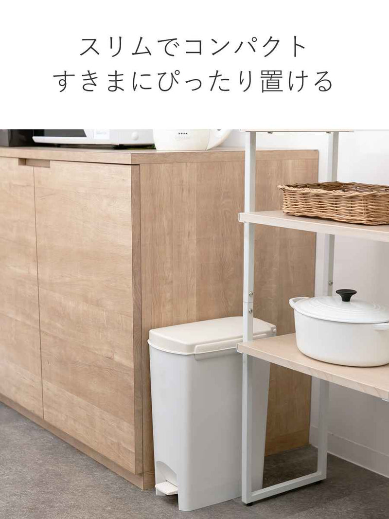 ゴミ箱 15L ふた付き セパ 抗菌 超 スリム ペダルペール