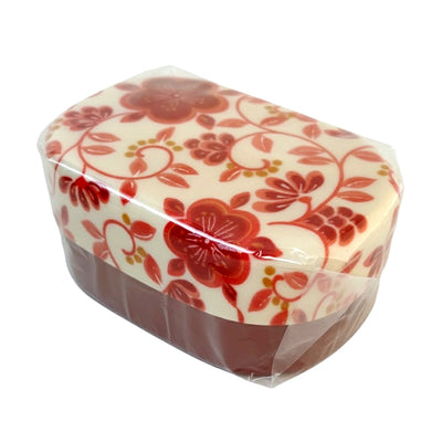 弁当箱 2段 布貼コンパクト弁当 赤絵 HAKOYA 415ml