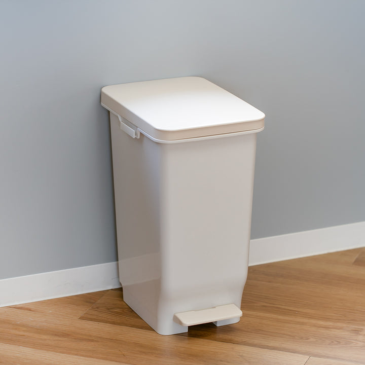 ゴミ箱19.7Lふた付きセパ抗菌分別スリムペダルペール