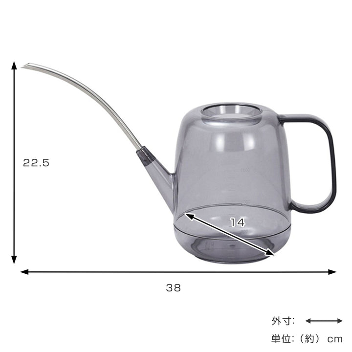 ジョウロ肥料水差し目盛り付き2L