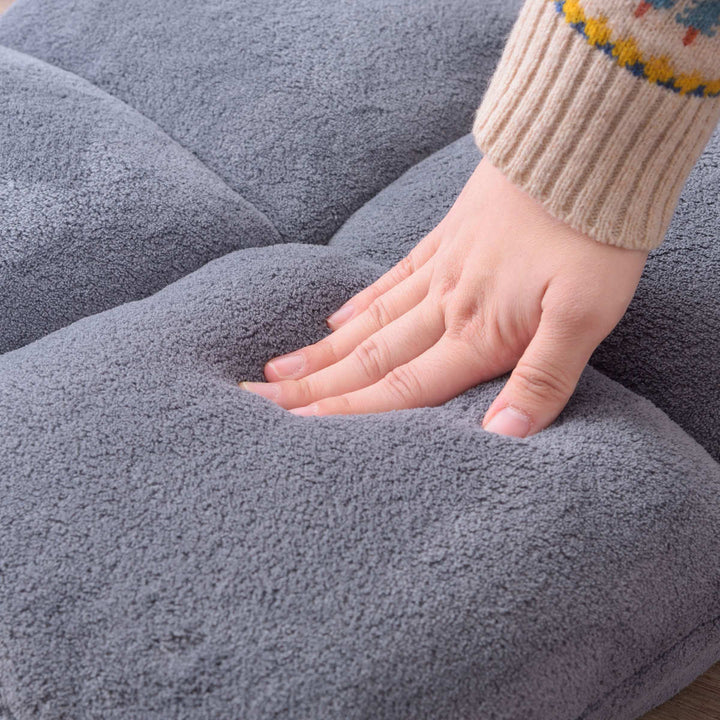 ソファ幅42cmフロアソファ14段階リクライニングファブリック布製座椅子