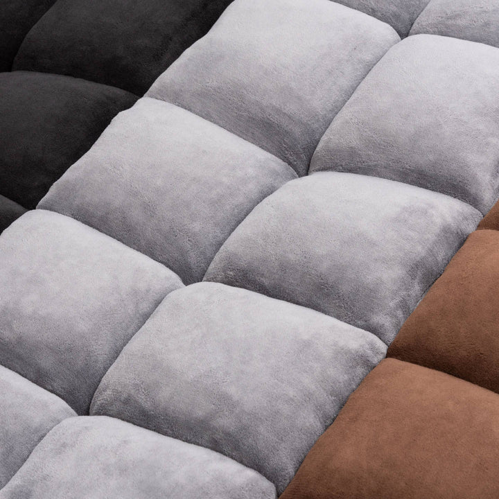 ソファ幅42cmフロアソファ14段階リクライニングファブリック布製座椅子