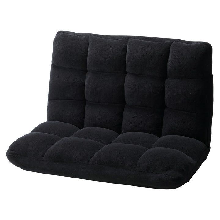 ソファ幅84cmフロアソファ14段階リクライニングファブリック布製座椅子