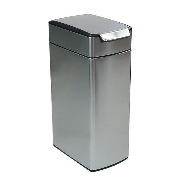 正規品ゴミ箱シンプルヒューマンスリムふた付きsimplehuman40Lスリムタッチバーダストボックス