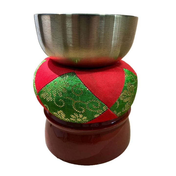 おりんりん棒台座セット広丸リンセット3寸仏具日本製※色は選べません