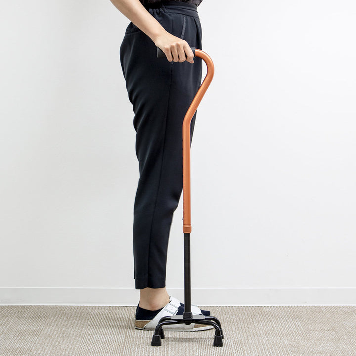 杖4点杖アルミ製軽量ステッキ多点杖自立式