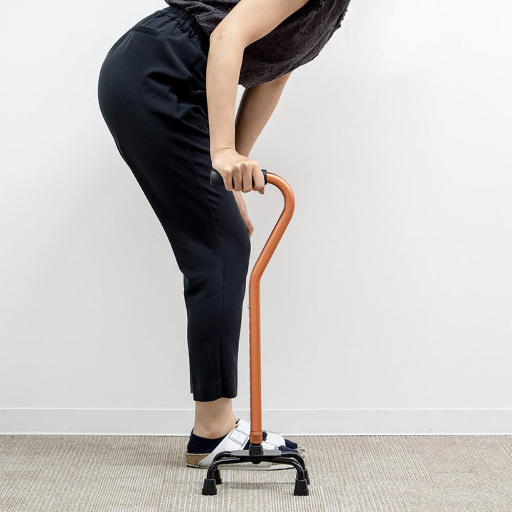 杖4点杖アルミ製軽量ステッキ多点杖自立式