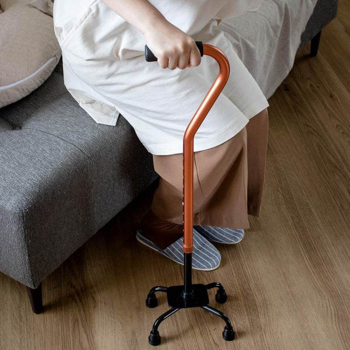 杖4点杖アルミ製軽量ステッキ多点杖自立式