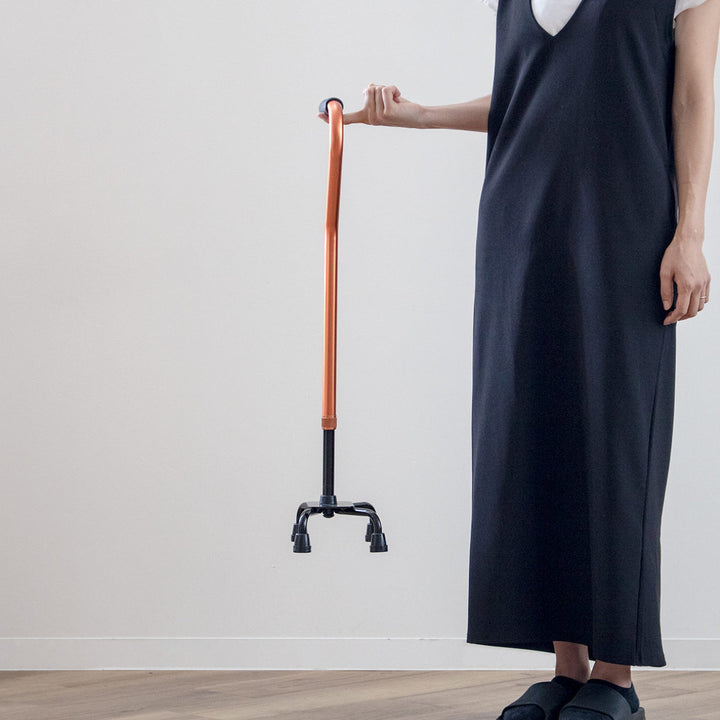 杖4点杖アルミ製軽量ステッキ多点杖自立式