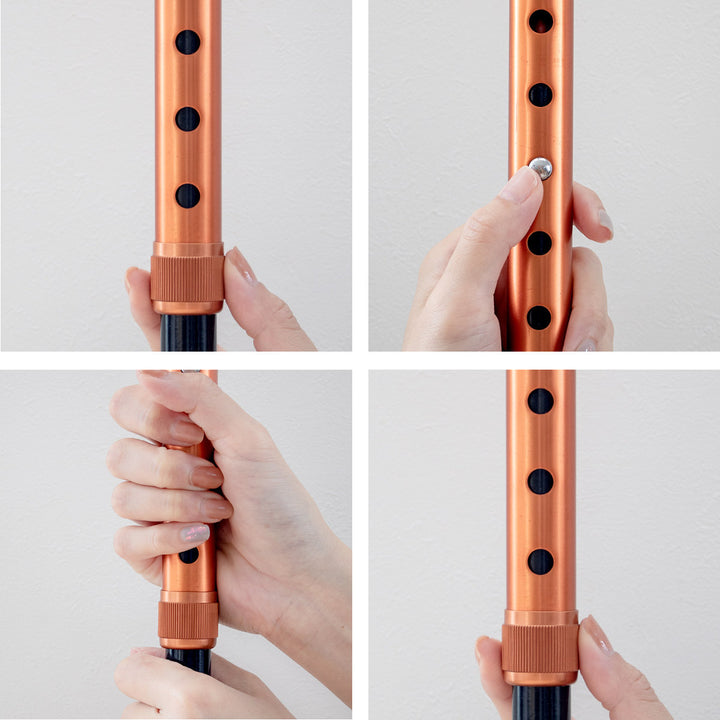 杖4点杖アルミ製軽量ステッキ多点杖自立式