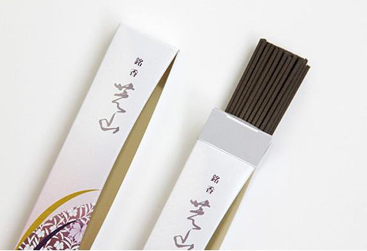 ローソク線香セット銘香芝山桐箱絵ろうそく