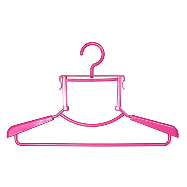 洗濯ハンガーLividoハイネックハンガー2本組ハイネック用パールピンク